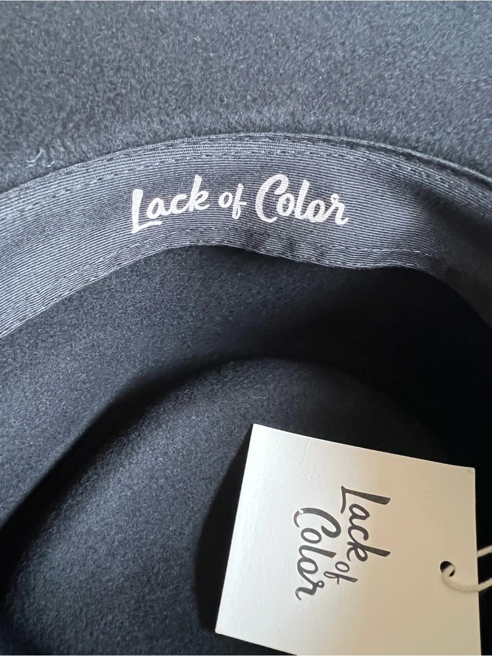 Lack Of Color Phoenix Fedora in Black